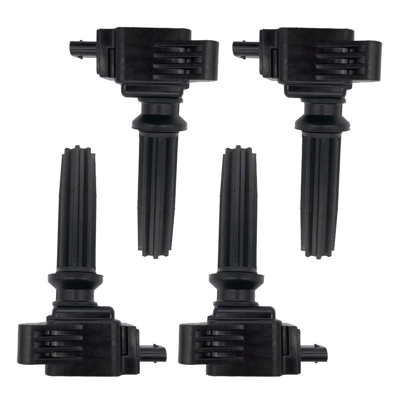 Germban UF670 Set of 4 pcs Ignition Coils Fits for Ford Edge Focus Fusion Taurus Escape Explorer for Lincoln MKC MKT MKZ 2.0L 2.3L C1816 DG546 - Image 1